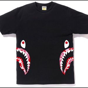 BAPE ABC Side Shark Tee
